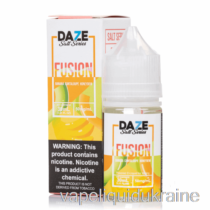 Vape Ukraine Banana Cantaloupe Honeydew - 7 Daze Fusion Salt - 30mL 30mg